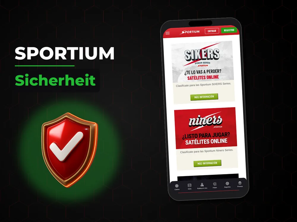 Sportium - Sicherheit