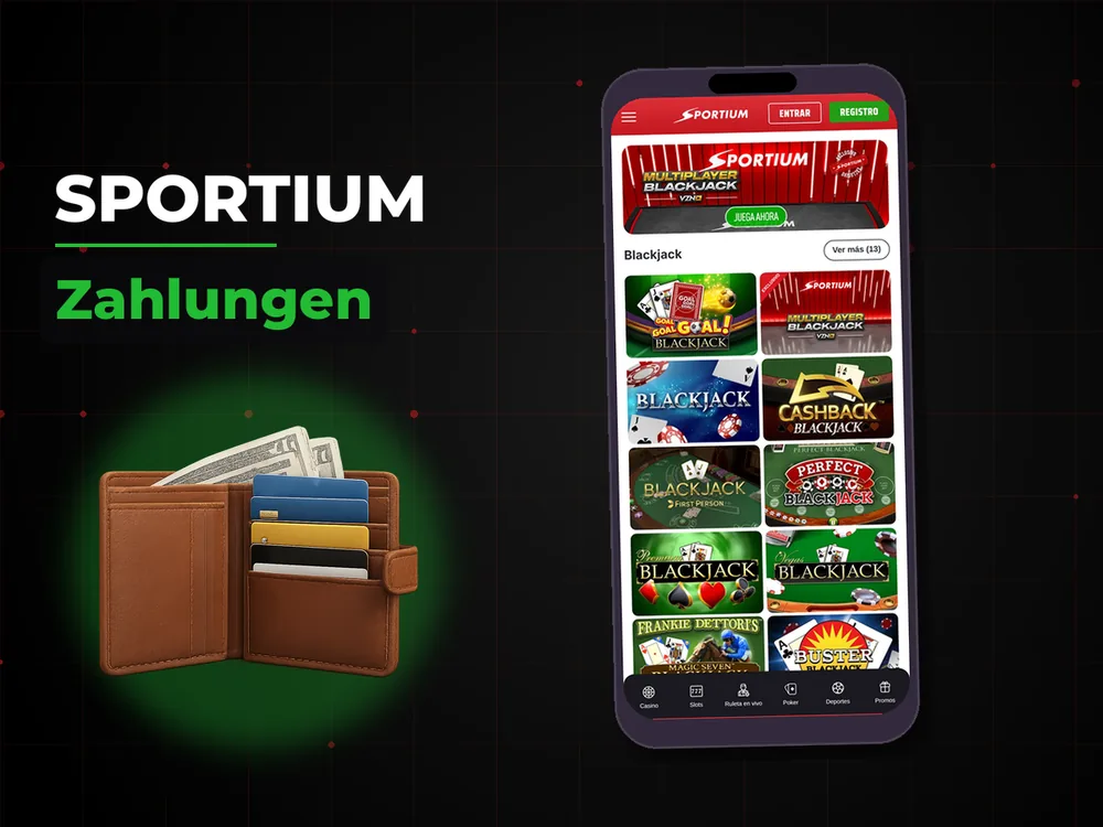 Sportium - Zahlungen